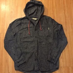 Hollister Button up Jacket Hoodie